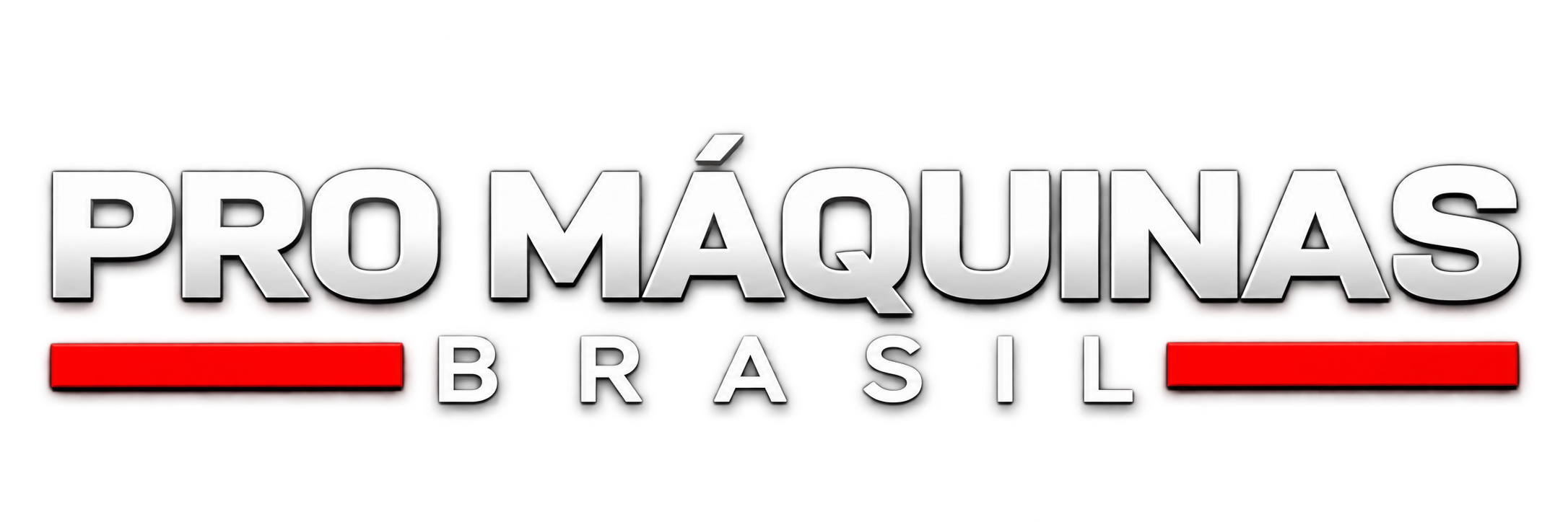 Logo 3D Pro Máquinas Brasil