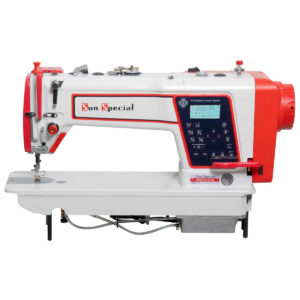 Máquina de Costura Reta Eletrônica Industrial Sun Special SS980D4-ST-QI-IA com Inteligência Artificial 220V