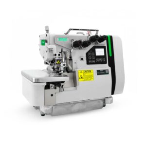 Máquina de Costura Interlock Eletrônica Industrial Zoje B9510-38-MD2 5 Fios Direct Drive 7000 RPM 220V